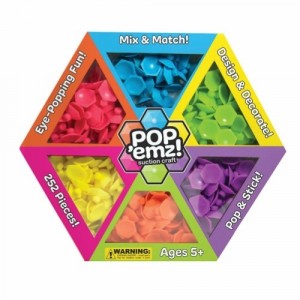 Fat Brain Toys - Przyssawki Pop'emz do układania  (Z0784)