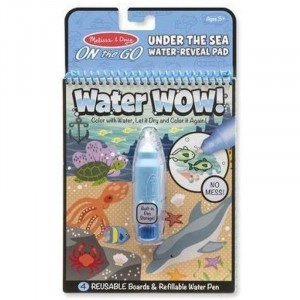 Melissa & Doug - Water Wow Wodna kolorowanka wielokrotnego użytku - Podwodny świat (Z2096)