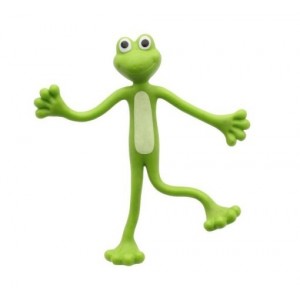 Wygibajtek - Bendy Frog - giętka wyginana żabka (Z2417)