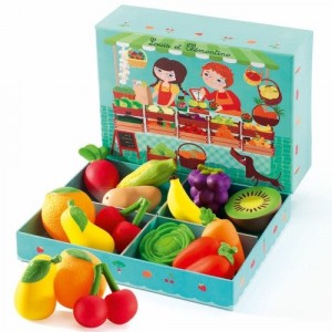 Djeco - zestaw owoców i warzyw 12szt. (Z2842)