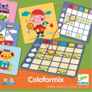 Djeco - gra edukacyjna - Eduludo Coloformix - Kształty i kolory (Z4024)