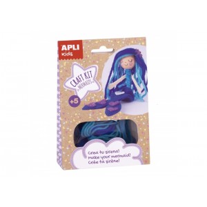 APLI Kids - zestaw artystyczny - Niebieska Syrenka (Z3116)