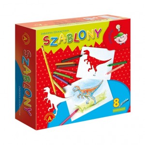 Alexander - Szablony - zabawka edukacyjna - Dinozaury (Z0715)