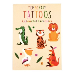 Rex London - tatuaże dla dzieci - Kolorowe zwierzęta (Z3605)