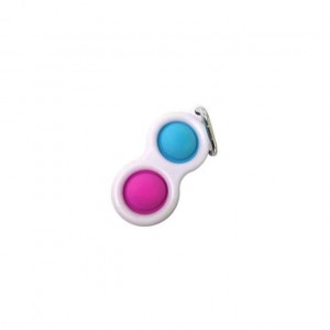 Brelok antystresowy Simple Dimple Push Pop - fioletowo-niebieski (Z3820)
