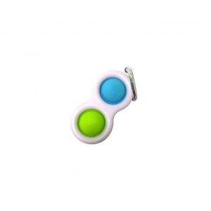 Brelok antystresowy Simple Dimple Push Pop - niebiesko-zielony (Z3821)
