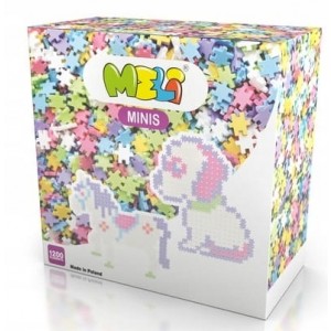 MELI - Klocki kreatywne MINIS Pastel 1200 szt. (Z4212)