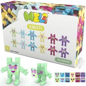 MELI - Klocki Figurki Emoti Rainbow (Z4216)