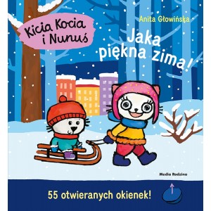 Kicia Kocia i Nunuś - Jaka piękna zima! z okienkami (Z4243)